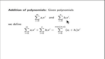 6.1. Polynomials