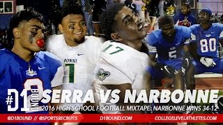 Narbonne Wins 34-12 vs Serra 2016 HS Football Highlight Mixtape - CollegeLevelAthletes.com