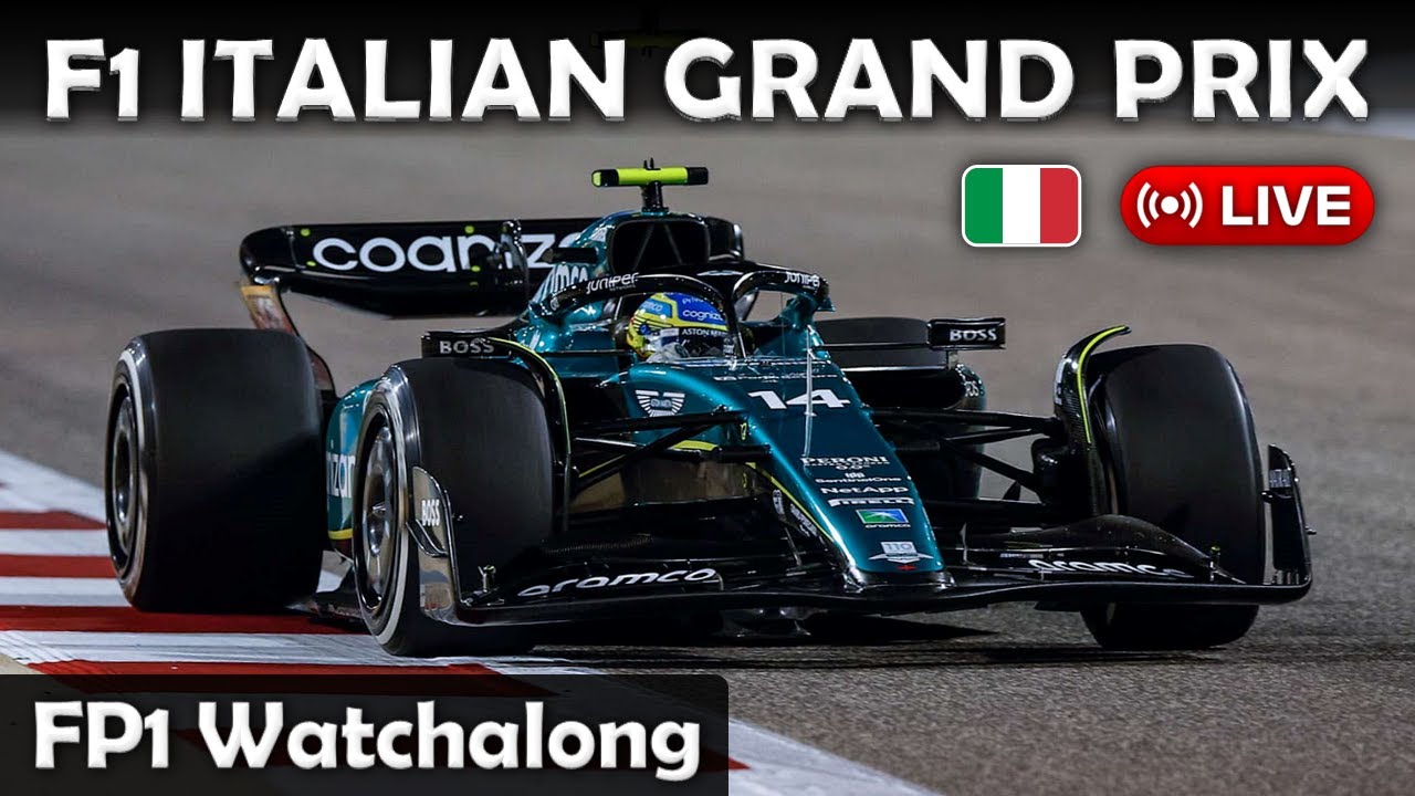 LIVE F1 Italian Grand Prix 2023 - FP1 Watchalong Live Timing