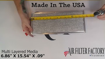 Replacement Y715290 Range Hood Aluminum Mesh Grease Premium Quality Filter by Air Filter Factory®