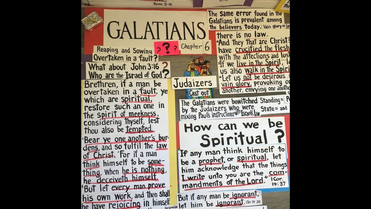 Galatians Chapter 6 (short version) - Marianne Manley - YouTube