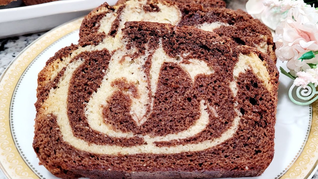 Easy Marble Cake recipe YouTube