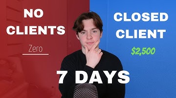 How To Get Your First SMMA Client In 7 Days (Must Watch!)