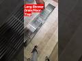 LONG SHOWER DRAIN/FLOOR TRAP #subcriber #youtubeshorts #constructiontips #tilingwork #trend #toilet