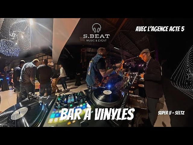 Bar à vinyles - Soirée d'entreprise _ Sbeat Event Strasbourg