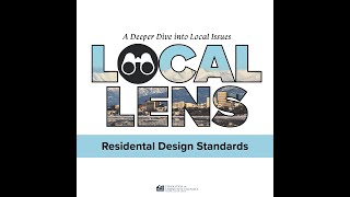 Local Lens - Residential Design Standards