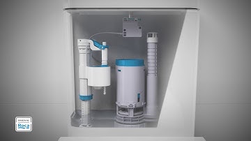 Maintenance of Dual flush cable mechanism PLUS bottom inlet valve, push button & fixation kit | Roca