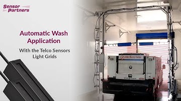 Automatic Wash Application | Car Wash with Light Grids | Telco Sensors | Sensor Partners