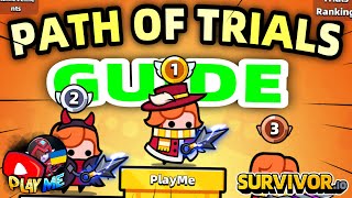 GET INCREADABLE REWARDS by PASSING MORE FLOORS! – Survivor.io Path of Trials Guide & Common Mistakes