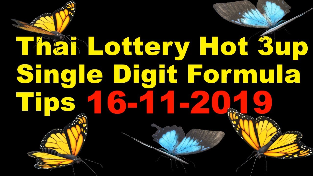 thai lottery hot 3up single digit formula tips 2019