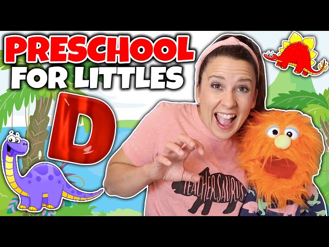 Preschool Videos - Toddler Learning Videos -  Circle Time, Phonics, Colors, Numbers - Dinosaur Class class=