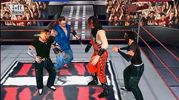 WWF SMACKDOWN 2 Jeff Hardy & Matt Hardy vs Undertaker & Kane PS1 1080p 60fps gameplay