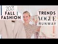 FALL FASHION TRENDS FOR 2021 Ft. the VOGUE Runway app! Girly/Feminine Autumn Winter 21 Styles