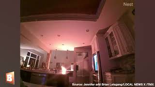 Camera Captures iPhone Spontaneously Combusting on Kitchen Counter