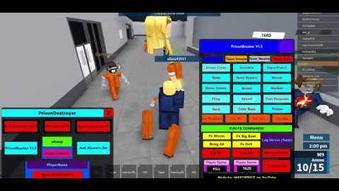 DESTROYING EVERYONE IN PRISON LIFE! - Roblox Exploiting