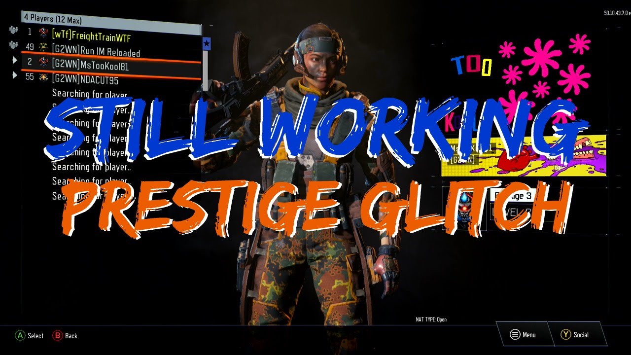 (PATCHED) Black ops 3 -  Prestige & keep all of your classes! (BO3 prestige glitch)