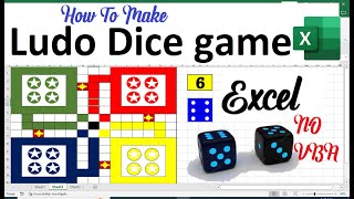 How To Make Ludo dice game in Excel | dice roller excel spreadsheet screenshot 5