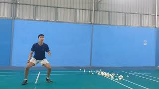 Badminton Defence Training With Multi-Shuttle