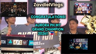 AURORA PH WON THE M7 MLBB WORLD CHAMPIONSHIP 🏆🇵🇭 | ZavdielVlogs