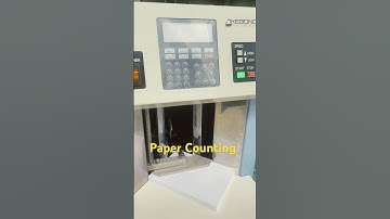 Paper counting machine