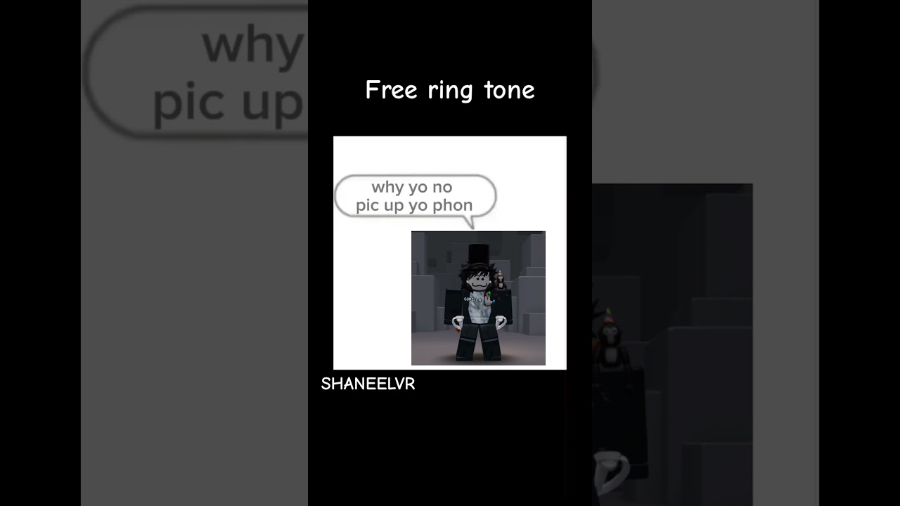 Free ring tone {just for you} #funny #comedy #roblox