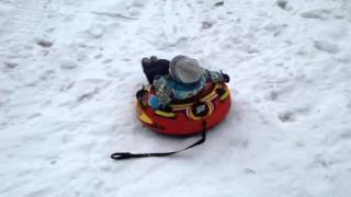 Sunriver sledding 2