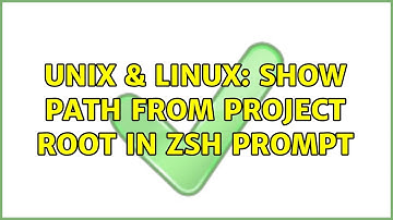 Unix & Linux: Show path from project root in ZSH Prompt