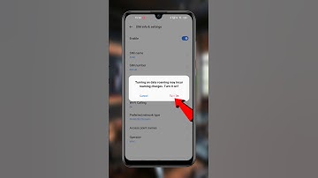 Kisi bhi phone mein data roaming Kaise on Karen | How to turn on data roaming on any phone #shorts
