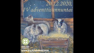 Herättäjä-Yhdistyksen Adventtikalenteri Iv Adventtisunnuntaina 20.12.2020N