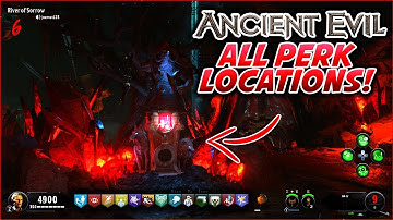 ANCIENT EVIL: ‘ALL PERK LOCATIONS!’ | CALL OF DUTY BLACK OPS 4 ZOMBIES WALKTHROUGH ​
