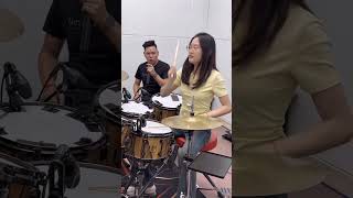 其实打鼓也可以解压,尝试让身体跟着节奏动起来吧~#架子鼓#昨夜星辰