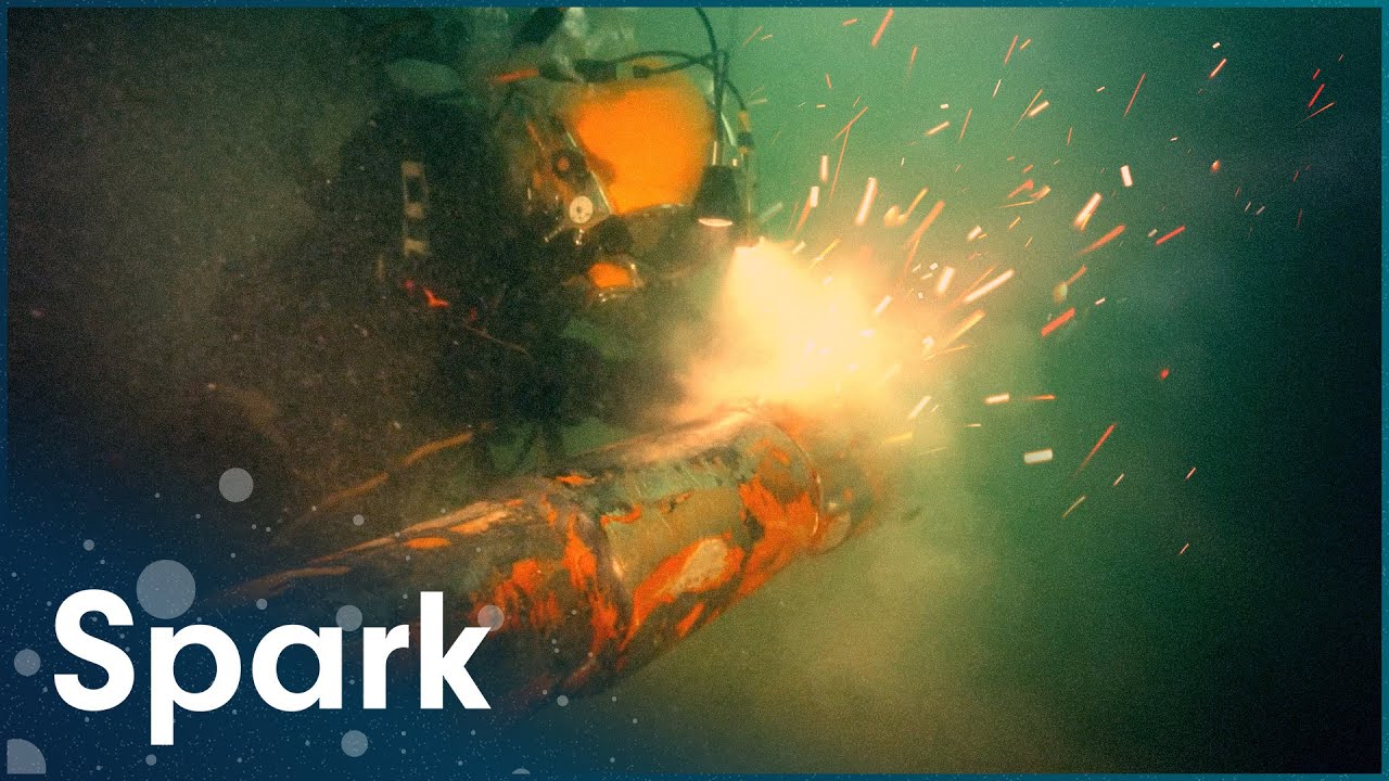 Documentary backdrop image for How Do Deep-Sea Divers Install Undersea Pipes? (2025)