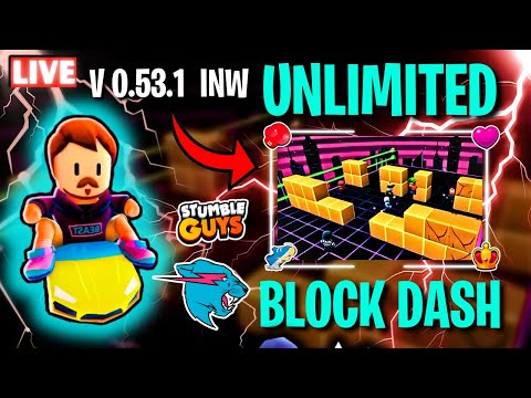 CapCut_stumble guys block dash