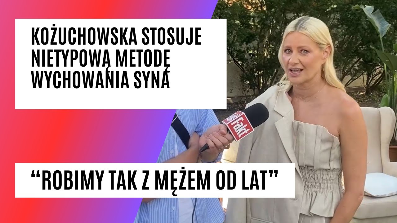 Małgorzata Kożuchowska rozgadała się o synu. Stosuje nietypową metodę wychowania: robimy tak od lat