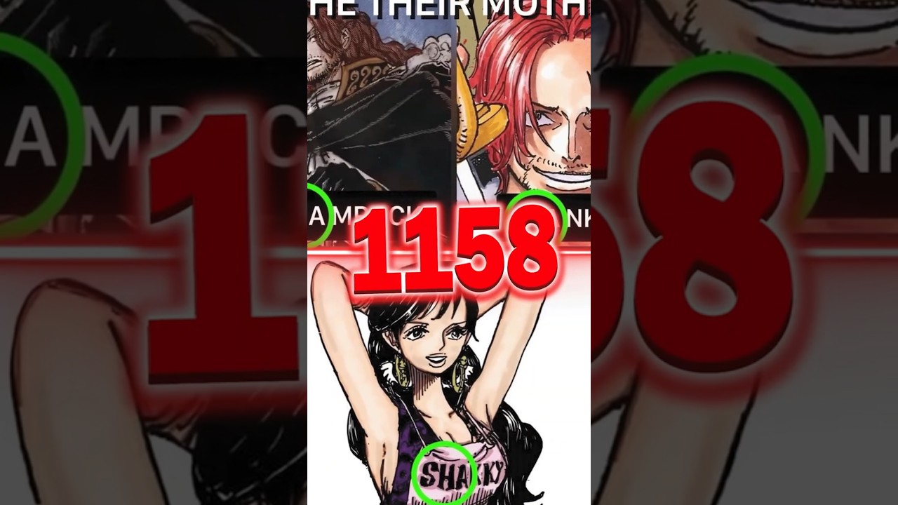 ONE PIECE CHAPTER 1158 IS CAUSING NEXT LEVEL INSANE THEORIES