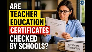 Do Schools Verify Teacher Education Certificates? Important Truth You Must Know