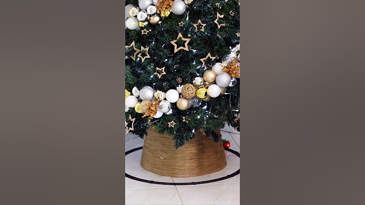 Base criativa para árvore de Natal #natal #diy #arvoredenatal