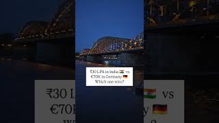 ₹30 LPA in India vs €70,000 in Germany, the comparison is not straightforward as it looks. #stuhansa