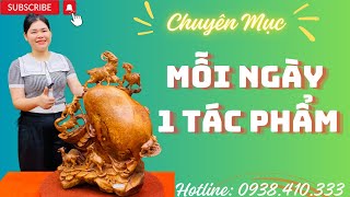 Tượng Bát Dương Tài Lộc Gỗ Nu Hương Liền Khối Giá Trị Trường Tồn Cùng Năm Tháng | Mã TCG816