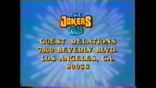 The Jokers Wild Contestant & Ticket Plug, 1991