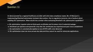 199 01 Riverbed Certified Solutions Professional WAN Optimization Free Practice Questions & Answers