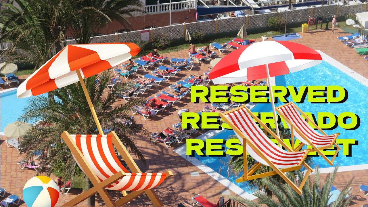Sunbed Wars in Tenerife Spain 🤪 Playa de Las Americas Tenerife. YouTube