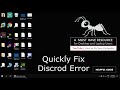 Discord JavaScript Error Windows 10 | A Fatal JavaScript Error occurred How to fix Discord API Error Mp3 Song