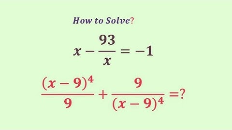An Easy method to Beat this Algebra problem | Olympiad Question | how to solve this?