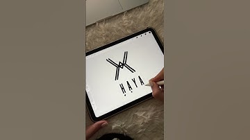 Create Stunning Letter Logos in Procreate | Name & Brand Logo Mockup Design #letterlogo #procreate