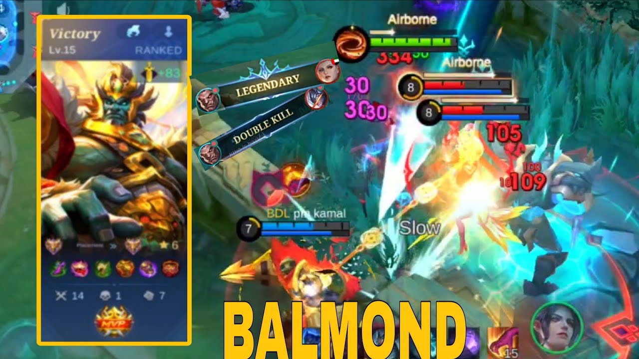 Balmond Gameplay | Hyper | MVP | Team Voice | MLBB | Ml Gaming Player |