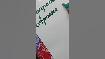 Aparna name in cursive writing✍️ #signature #calligraphy #art #handwriting #ytshorts #shortsfeed