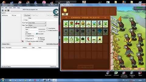 Plants Vs Zombie Cheat  ( Infinite Sun, and No Reload Plants )