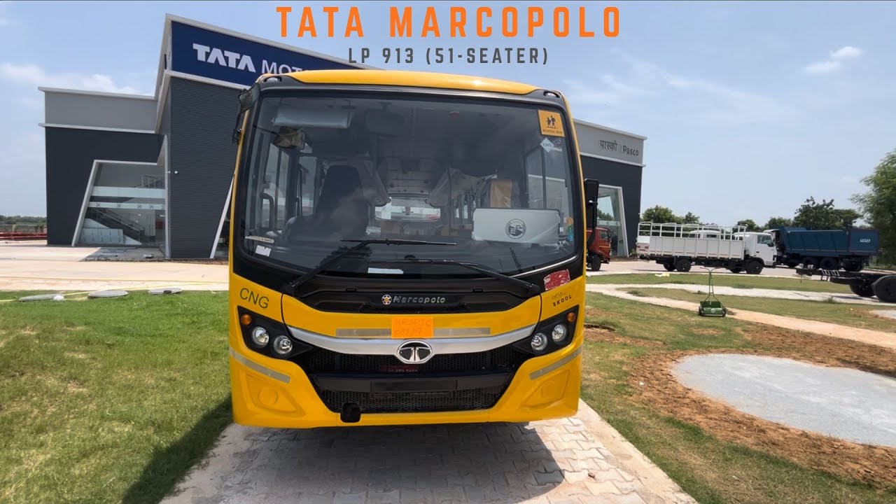 Tata Marcopolo LP 913 CNG School Bus |Real-Life Review