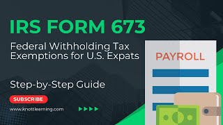 How to Complete IRS Form 673 for a U.S. Expat Living Abroad